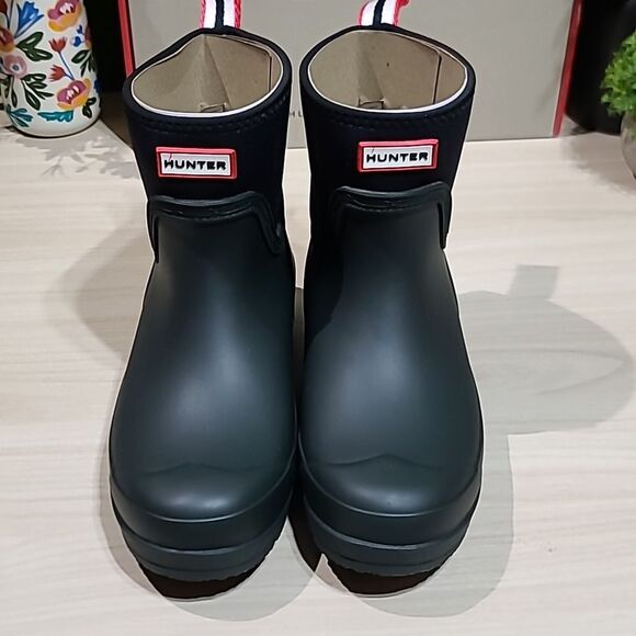 Hunter Women Play Neoprene Boot Short - Artic Moss, Women's 6 Medium NEW - Picture 2 of 11